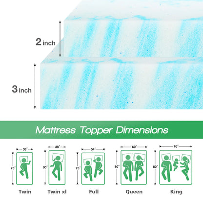 Slumbie Memory Foam Mattress Topper