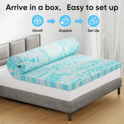 Slumbie Memory Foam Mattress Topper